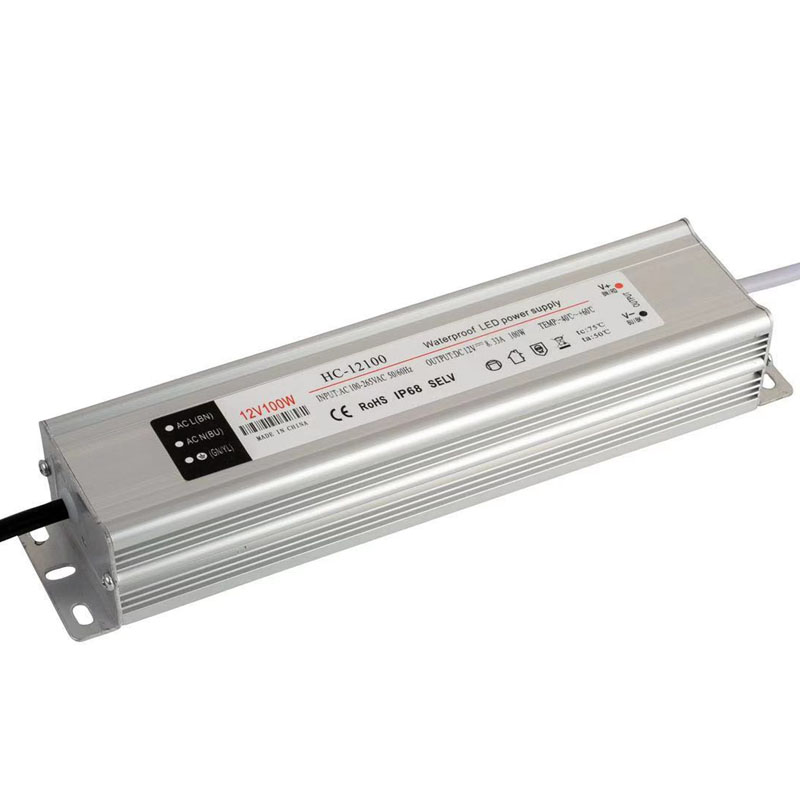 แหล่งผลิตไฟฟ้ากระแสตรง LED ไดรเวอร์กันน้ำ 12V 120w สวิตช์แหล่งจ่ายไฟคุณภาพสูงแรงดันไฟฟ้าคงที่ LED แหล่งจ่ายไฟใน Zhongshan City